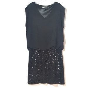 Chiffon & Sequins Minidress Camaieu